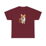 Welsh Corgie Puppy - Unisex Heavy Cotton Tee