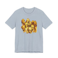 Golden Retriever Puppies Unisex Jersey Short Sleeve Tee