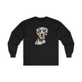 Dalmatian Unisex Cotton Long Sleeve Tee