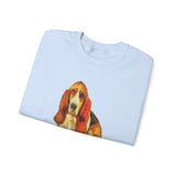 Basset Hound  'Lautrec'  Unisex  Crewneck Sweatshirt