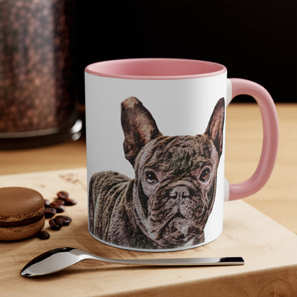 French Bulldog Accent Coffee Mug, 11oz