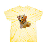 Golden Retriever Puppy - Unisex Tie-Dye Tee, Cyclone