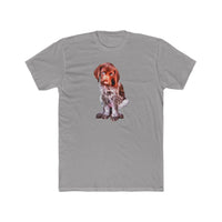 German Short-Hair Pointer 'Benny' Men's Cotton Crew Tee