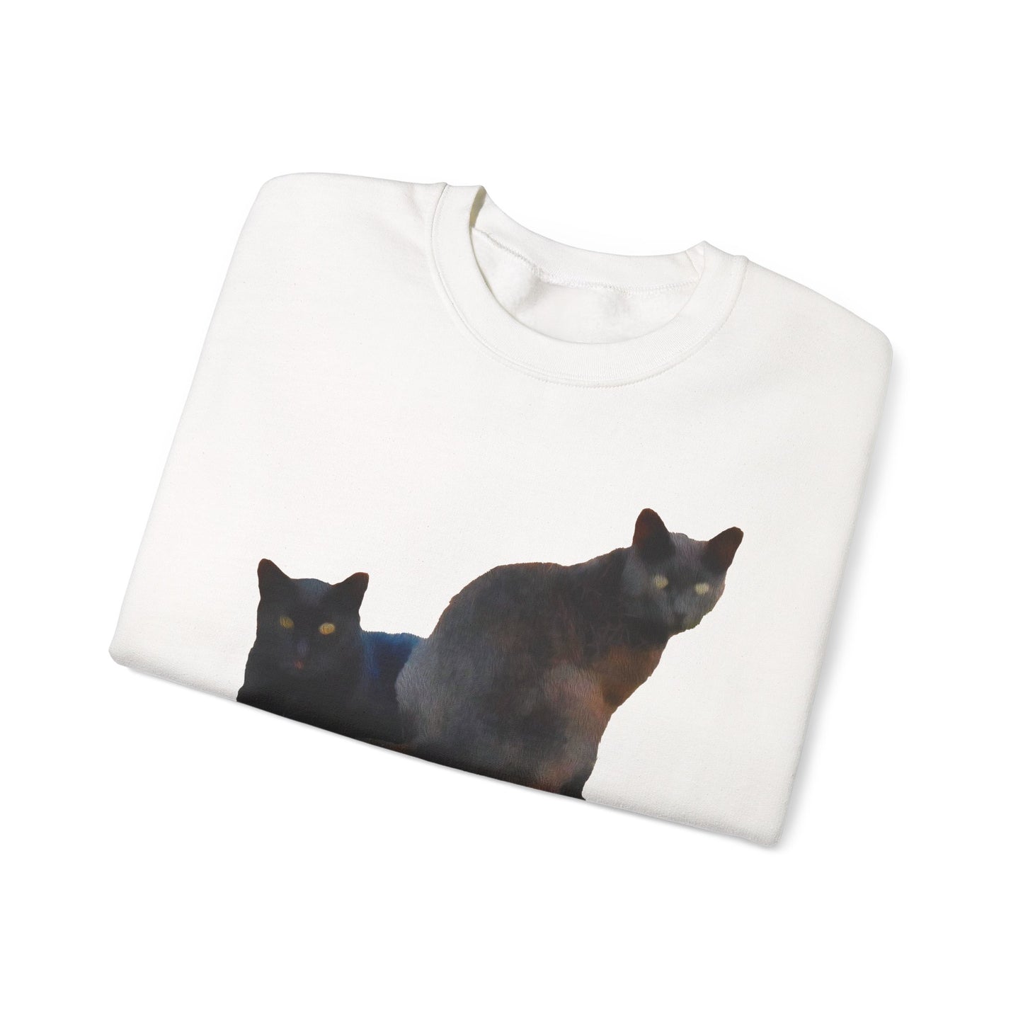 Cats 'SIfnos Sisters' Unisex 50/50 Crewneck Sweatshirt
