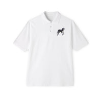 Large Munsterlander - Men's Piqué Polo Shirt