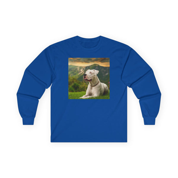 Dogo Argentino Classic Cotton Long Sleeve Tee