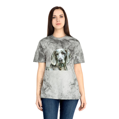 Weimaraner "Greyson" Unisex Cotton Color Blast T-Shirt