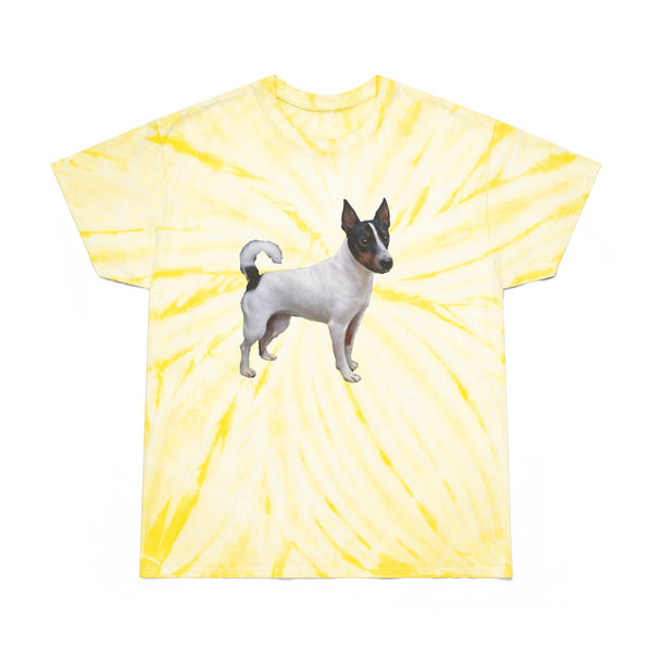 Japanese Terrier  -  Unisex Tie-Dye Dog Tee - Fun & Playful Pet Lover T-Shirt