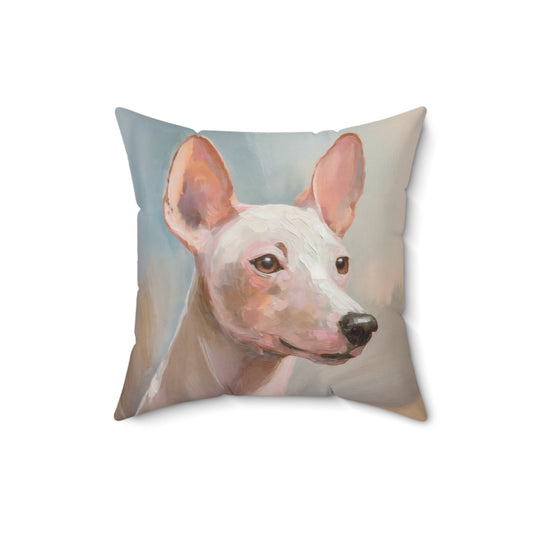 Xoloitzcuintli 'Mexican Hairless' Polyester Throw Pillow