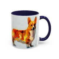 Pembroke Welsh Corgie Ceramic Accent Coffee Mug - 2 Sizes