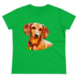 Dachshund 'Daisy' Women's Midweight Cotton Tee