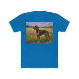 Plott Hound Men's Fitted Cotton Crew Tee