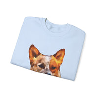 Red Heeler - Australian Cattle Dog - Unisex 50/50 Crewneck Sweatshirt