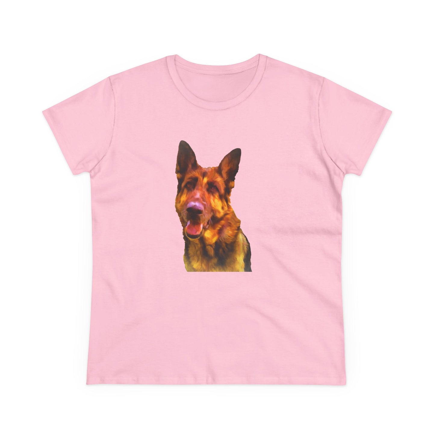 German Shepherd 'Bayli' Women's Midweight Cotton Tee