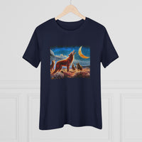 Coyotees in Moonlight Women's Relaxed Fit Cotton Tee