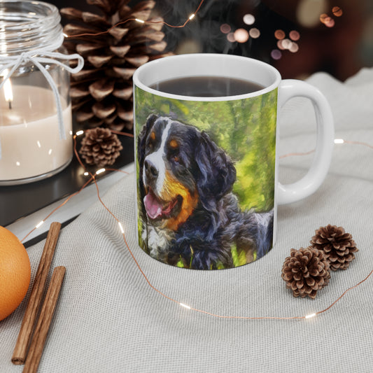 Bernese Mountain Dog Ceramic Mug – Paw-sitively Perfect