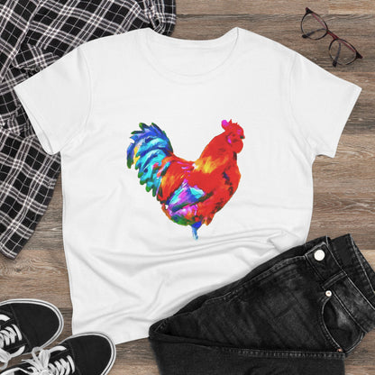 Rooster 'Craw' Women's Midweight Cotton Tee
