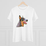 Blue Heeler - Australian Cattle Dog 'Percy' Women's Relaxed Fit Cotton Tee