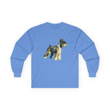 Schnauzer - Unisex Cotton Long Sleeve Tee