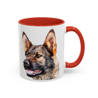 German Shepherd 'Hans' Accent Coffee Mug, 2 sizes