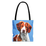 Brittany Spaniel 'Gunner' Tote Bag