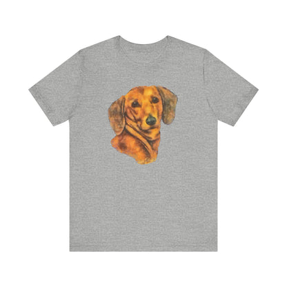 Dachshund 'Doxie 1' Unisex Jersey Short Sleeve Tee