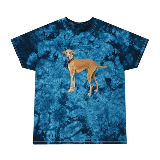 Sloughi - Arabian Greyhound - Tie-Dye Tee, Crystal