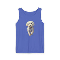 Bolognese Unisex Relaxed Fit Garment-Dyed Tank Top