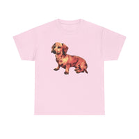 Dachshund 'Simone' Unisex Heavy Cotton Tee