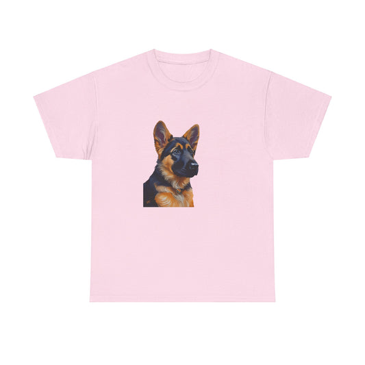 German Shepherd Puppy Classic Heavy Cotton Tee