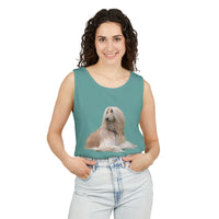 Afghan Hound Unisex  Relaxed Fit Ringspun Cotton Tank Top