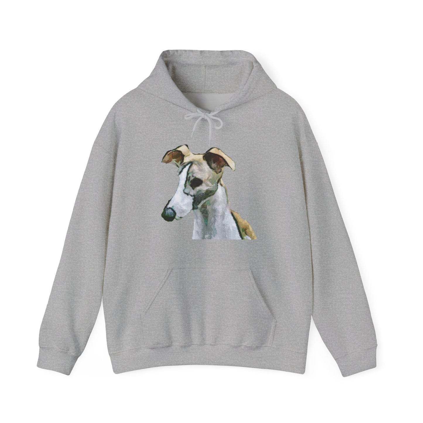 Whippet Unisex 50/50 Hoodie: Cozy Bliss for All