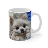 Pomeranian 'Snowball' Ceramic Mug 11oz