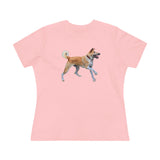 Korean Jindo Women's Relaxed Fit Cotton Tee