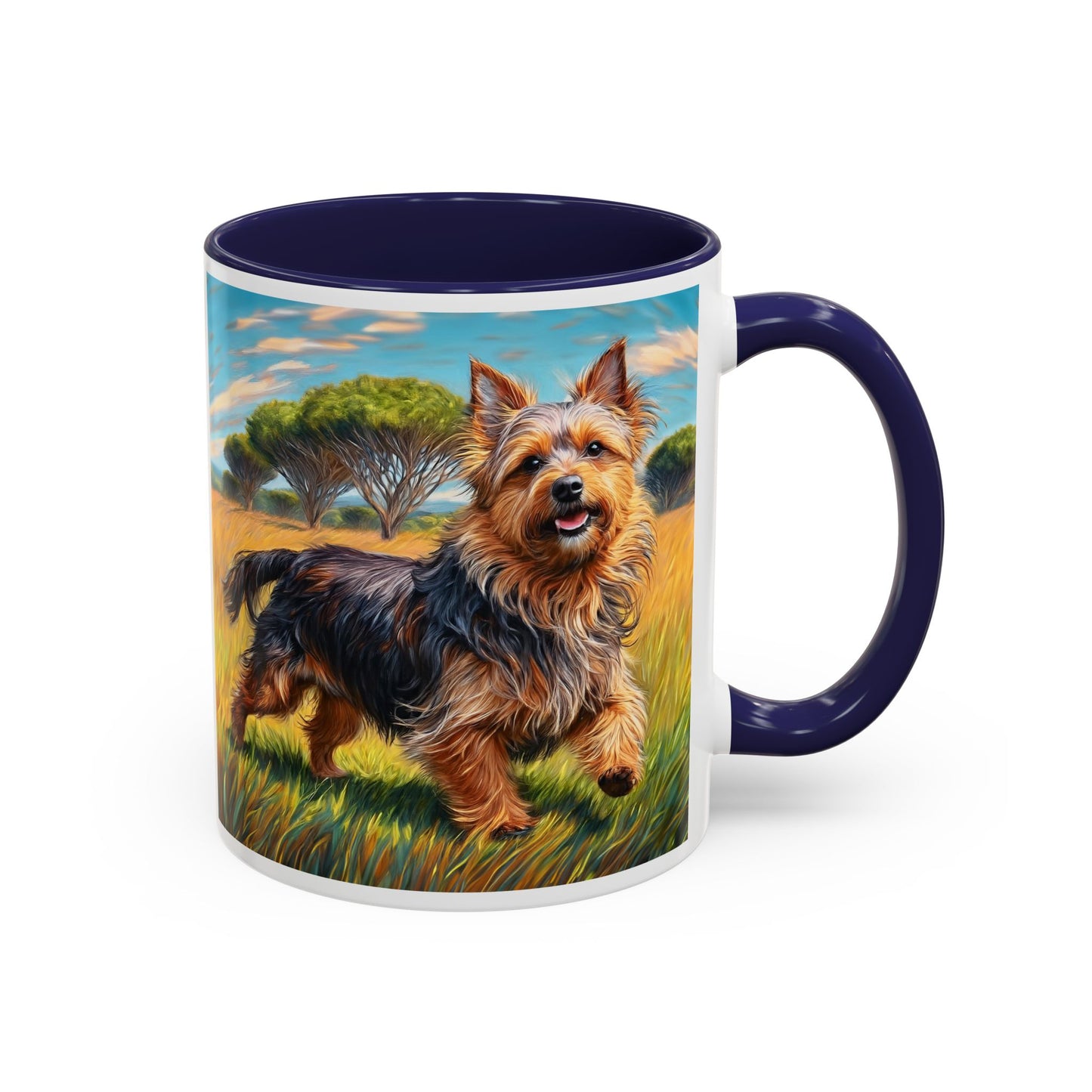 Charming Australian Terrier Ceramic Accent Coffee Mug