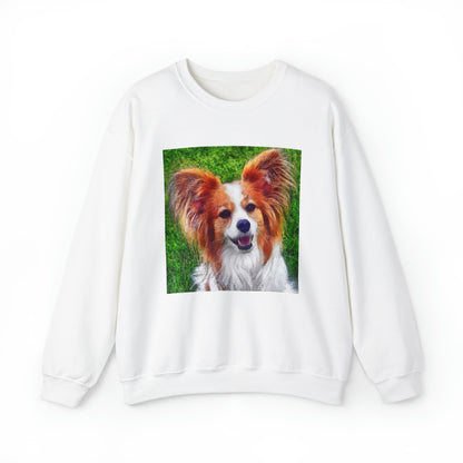 Papillon Unisex 50/50 Crewneck Sweatshirt