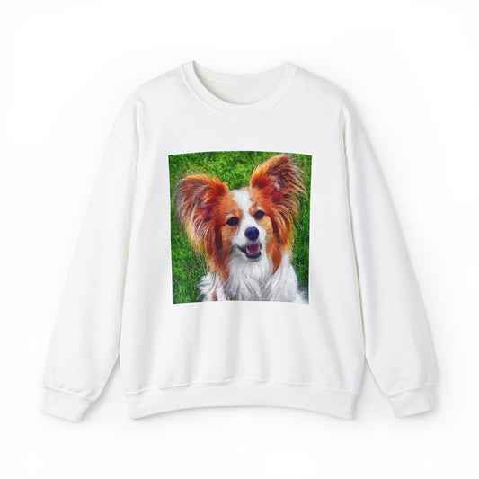 Papillon Unisex 50/50 Crewneck Sweatshirt