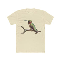 Humming Bird 'Cheeky' --  Men's Fitted Cotton Crew Tee