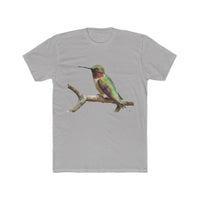 Humming Bird 'Cheeky' --  Men's Fitted Cotton Crew Tee