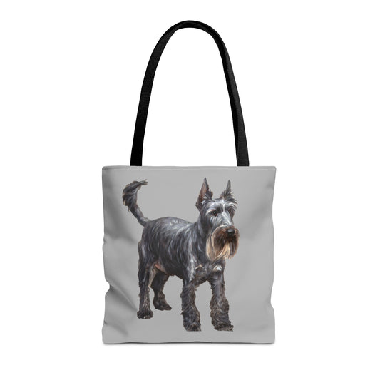 Cesky Terrier - Spun Polyester Tote Bag (AOP)