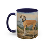 Sloughi - Arabian Greyhound - Ceramic Accent Coffee Mug - 2 Sizes