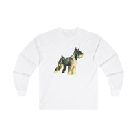 Schnauzer - Unisex Cotton Long Sleeve Tee