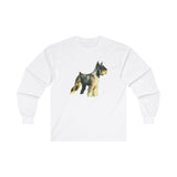 Schnauzer - Unisex Cotton Long Sleeve Tee