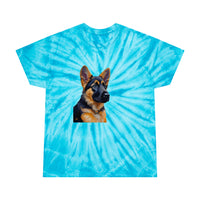 German Shepherd Puppy Classic Tie-Dye Tee, Cyclone