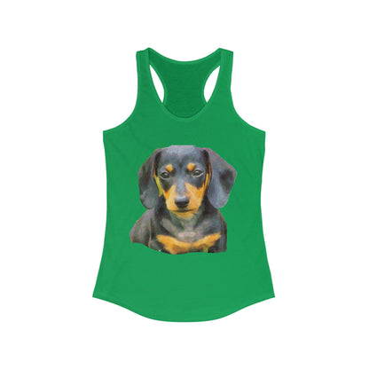 Dachshund 'Doxie #2' Women's Racerback Tank