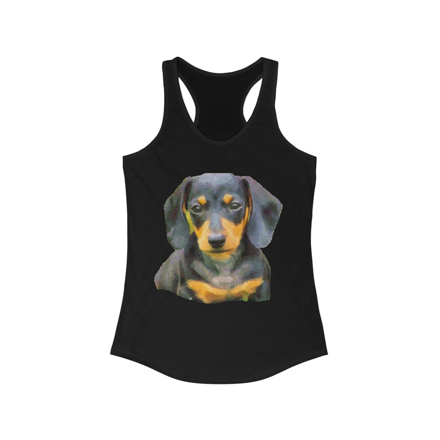 Dachshund 'Doxie #2' Women's Racerback Tank