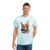 German Shepherd Tie-Dye Tee, Cyclone