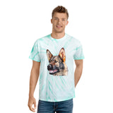 German Shepherd Tie-Dye Tee, Cyclone