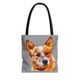 Red Heeler - Australian Cattle Dog - Tote Bag