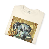 Dalmatian 'Breakfast Time' Unisex Relax Fit Garment-Dyed T-shirt